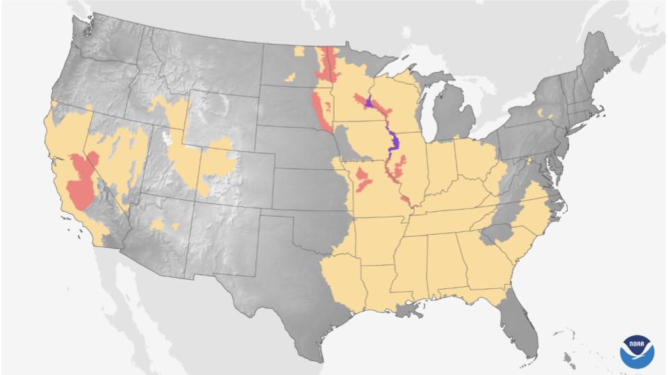Three Areas To Watch For Spring Flooding In 2023, NOAA Says Weather